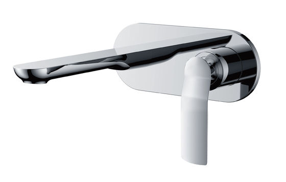 Stile retro pieno rame cascata calda e fredda lavandino rubinetto pre-sepolto nel muro lusso di fascia alta