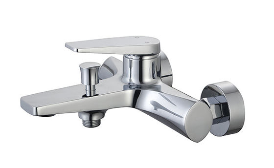 Bagno a leva singola o mixere doccia bagno rubinetto in ottone cromo acqua fredda e calda progettato OEM moderno