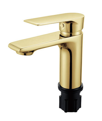 OEM ottone oro vasca miscelatore rubinetto leva singola bagno acqua calda e fredda
