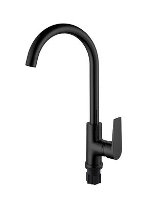 Matt Black Brass Rubinetto da cucina Ghiaccio e caldo OEM a leva singola