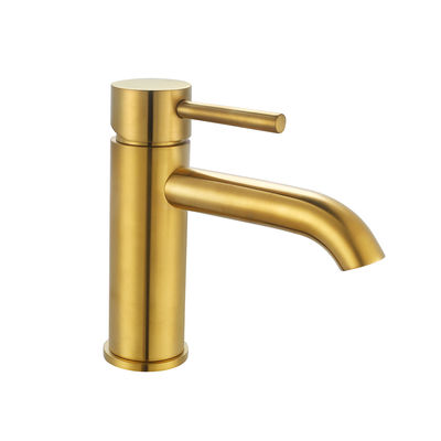 Bagno oro ottone moderno singolo leva vasca rubinetto acqua calda e fredda distributore di rubinetto