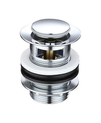 Pop Up piccolo vasca da bagno filtro scarico con tappo di sovrafflusso Chrome OEM