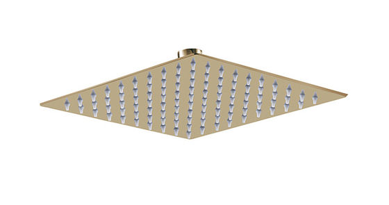 Acciaio inossidabile doccia piovana SUS304 Quadrato Colonna bagno Oro Oro 8 &quot; 10 &quot; 12 &quot; OEM