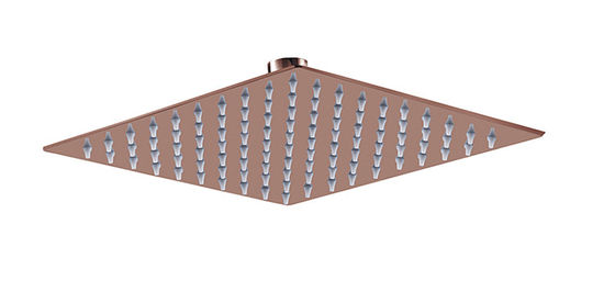 Colonna di bagno da doccia quadrata rosa dorata 8&quot; 10&quot; 12&quot; OEM SUS304 in acciaio inossidabile