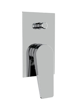 Una leva nascosta costruita in bagno o doccia in parete miscelatore con diverter bagno cromo ottone rubinetto doccia OEM