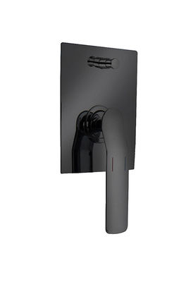 Singole leva nascosto 2 in-way in-wall bagno doccia mixer diverter bagno nero matt rubinetto in ottone OEM doccia pioggia head shower