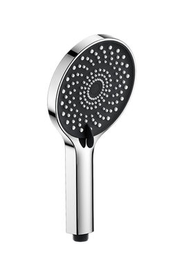 ABS 3 funzione doccia a mani doccia a mano per doccia colonna bagno cromo nuovo ugello di silicio liquido rotondo facile pulizia OEM