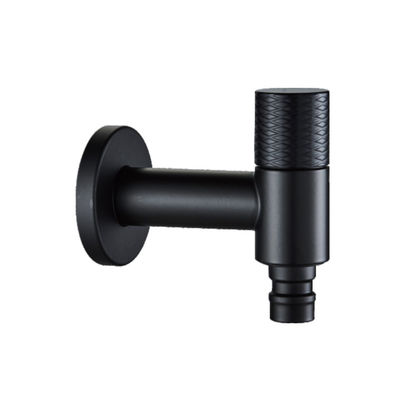 Matt Nero SUS304 Bibcock Mixer per vasca d'acqua fredda a rubinetto monoparete OEM