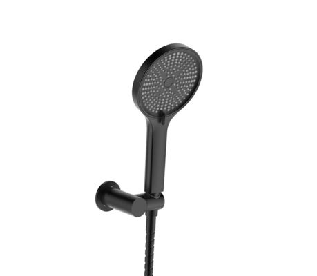 Matt Nero Bagno Doccia portatile ABS Plastica 3 Funzione