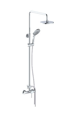 Pompi della doccia di bagno in ottone a leva singola Mixer della doccia esposta OEM Round Classical