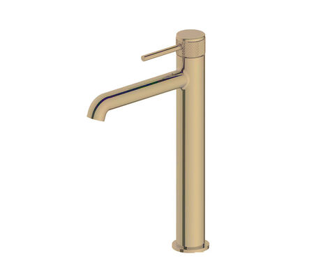 Pulito vaschino di ottone oro miscelatore rubinetto leva singola bagno alto
