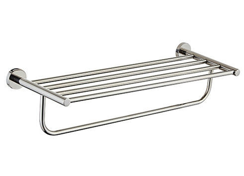 Cromo lucidato doppio rotondo Mensola Bar Sus304 Progetto Hotel Home