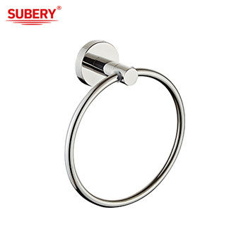 Moderno semplice classico porta asciugamani bagno Sus304 Oem muro montato cromo lucidato