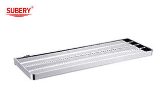 Acciaio in ottone singolo bar asciugamano scaffale bar bagno colore cromo di alta qualità OEM nobel ottone montaggio di montaggio pezzo