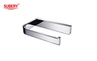 In ottone cantare porta-carta per rotoli igienici vetro bagno di alta qualità colore cromo OEM nobel ottone montaggio pezzo di ottone base