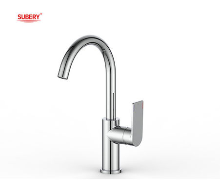 Cromo di ottone freddo e caldo OEM vasca da cucina rubinetti miscelatore leva singola