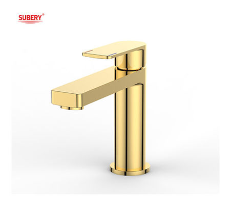 OEM ottone oro vasca miscelatore rubinetto leva singola bagno acqua calda e fredda