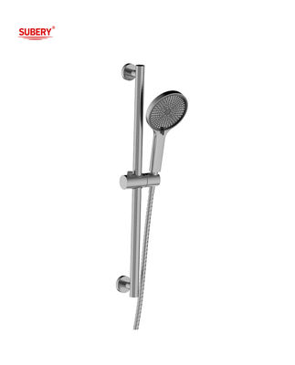 Pistola metallo doccia slide bar rotondo bagno classico SUS304 3 funzione
