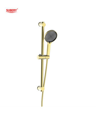 Pulito Golden Shower Head Verticale Slide Bar SUS304 3 Funzione