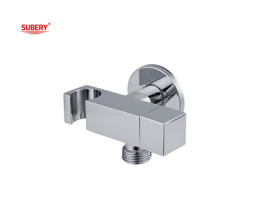 Brass Shattaf Holder Valve Handle Bidet Doccia Sprayer Holder Bagno WC Chrome Quadrato OEM
