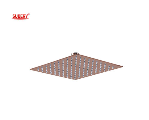 Colonna di bagno da doccia quadrata rosa dorata 8&quot; 10&quot; 12&quot; OEM SUS304 in acciaio inossidabile