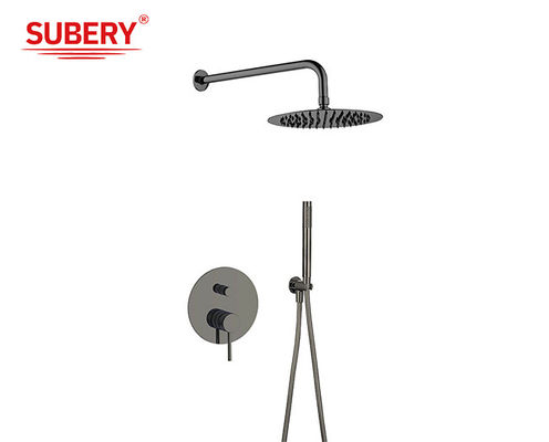 Arma Metallico Classic Doccia Rubinetti Pioggia Nascosto Nel Muro