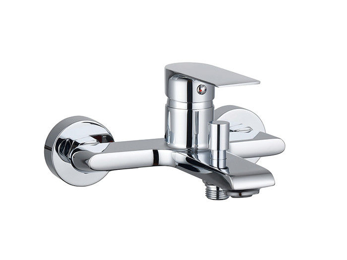 Bagno a leva singola o mixere doccia bagno rubinetto in ottone cromo acqua fredda e calda progettato OEM moderno