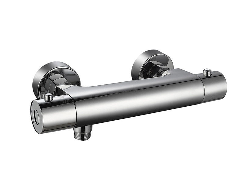 Temperatura termostaica regolabile Sgombero doccia Mixer Bagno Cromo Colore Rubinetto in ottone OEM Rotondo Classico