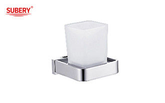 In ottone sing tumbler porta vetro bagno di alta qualità colore cromo OEM nobel ottone montaggio pezzo di ottone base