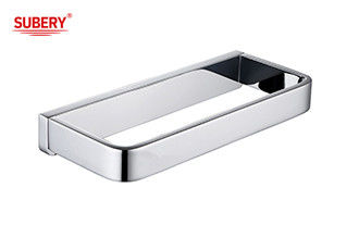 Portafoglio per anello per asciugamani in ottone bagno di alta qualità colore cromo OEM nobel ottone montaggio pezzo base in ottone