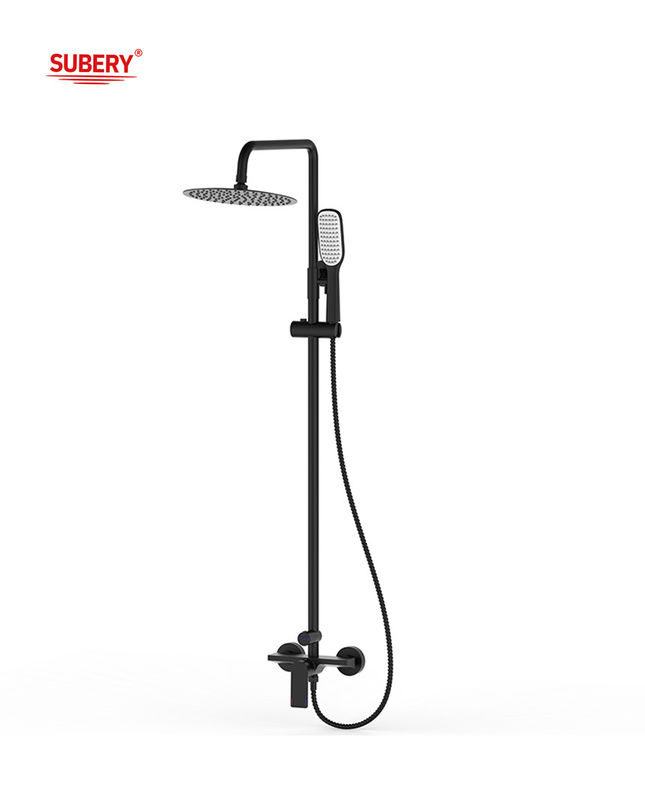Cromo colore ottone termostatico vasca doccia rubinetto OEM rotondo classico