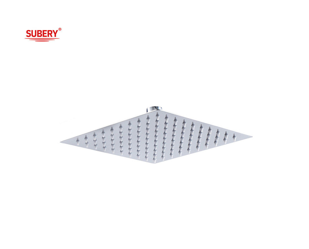 8&quot; 10&quot; 12 Quadratura Testa doccia pioggia OEM SUS304 in acciaio inossidabile Colonna bagno Chrome