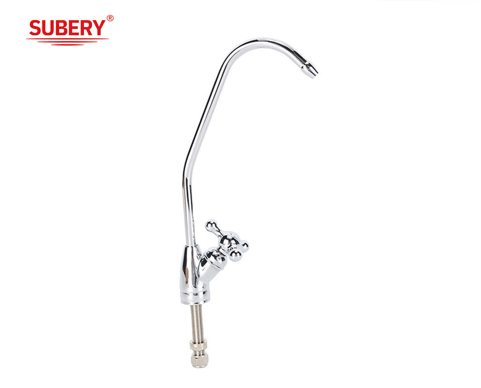 ODM Single Lever Alto Vasca Mixer Rubinetto Bagno Cromo Rame Lungo Manico Rubinetto Acqua Calda E Fredda
