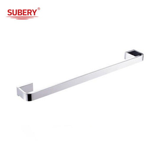 Acciaio in ottone singolo asciugamano bar bagno di alta qualità colore cromo OEM nobel ottone montaggio pezzo base in ottone